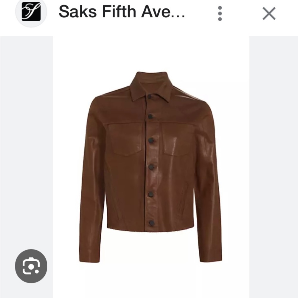 NWT L’Agence Janelle slim jacket nubuck coated size XS